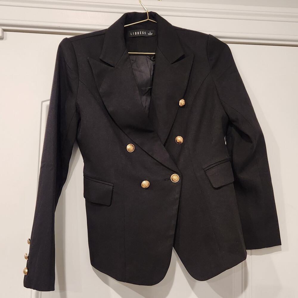 Lioness Palmero black blazer size small - Picture 2 of 8
